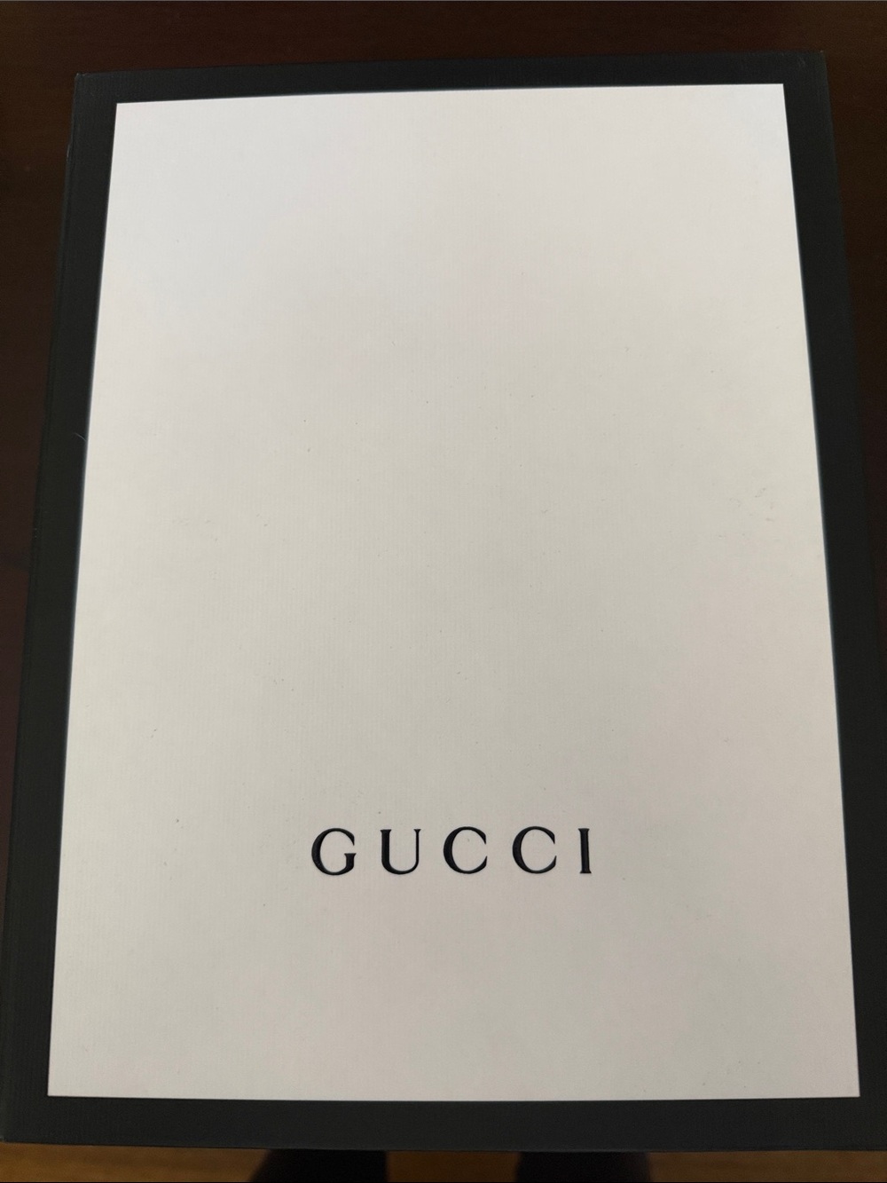 Gucci White and Black Branded Men’s Accessory Box